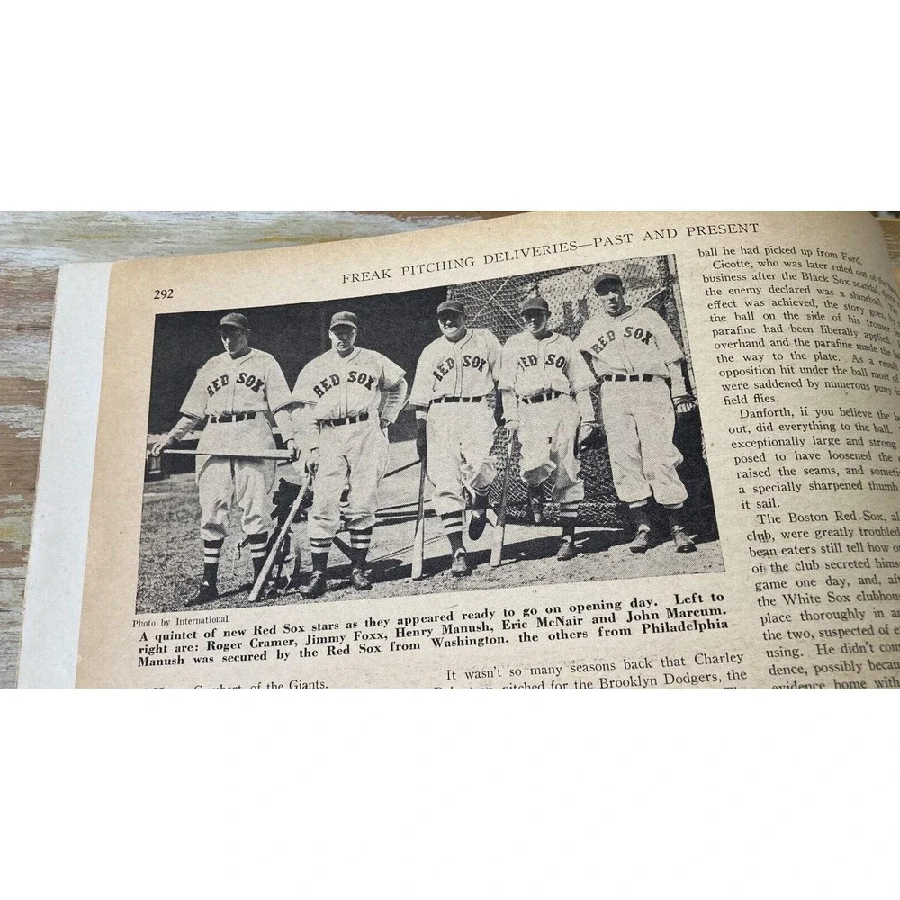 Vintage sports Baseball Magazine June 1936 Roger Cramer Ernest Lombardi